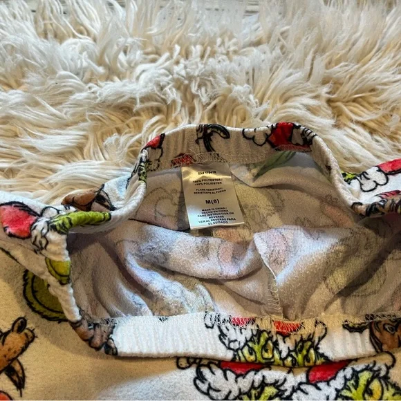 Dr. Seuss Grinch Kids Pajama Set - Red, Green, White - Picture 5 of 8